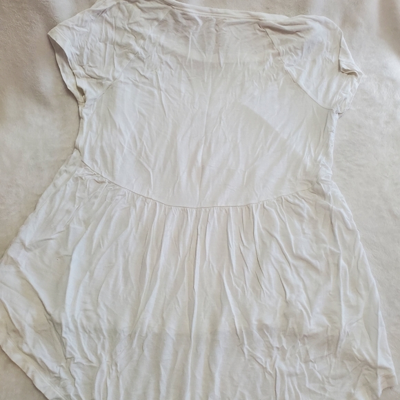 White Peplum Top - Picture 2 of 3